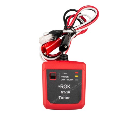 Комплект кабельного тестера RGK NT-10 и термогигрометра AMO H605