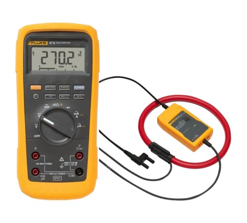 Комплект - мультиметр Fluke 27-II с токовыми клещами Fluke i2000 flex