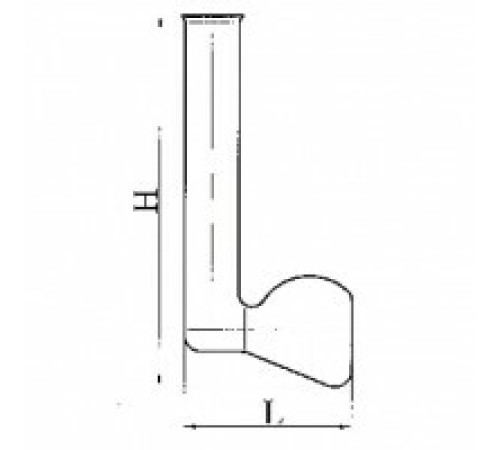 Колба L-образная h=220 ДК-НАМИ