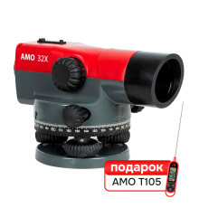 Комплект оптического нивелира AMO 32X и термометра AMO T105