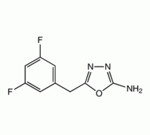 2-амино-5- (3,5-дифторбензил) -1,3,4-оксадиазол, 97%, Alfa Aesar, 1г