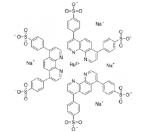Раствор натриевой соли трис (батофенантролиндисульфоната) рутения (II), пригодный для флуоресценции, 20 мкм в H2O Sigma 03038