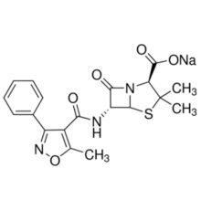 Оксациллин натриевая соль, 95%, Acros Organics, 5г