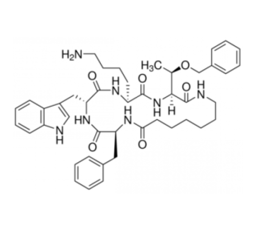 Цикло (7-аминогептаноил-Phe-D-Trp-Lys-Thr [Bzl]) 95% (ВЭЖХ), порошок Sigma C4801