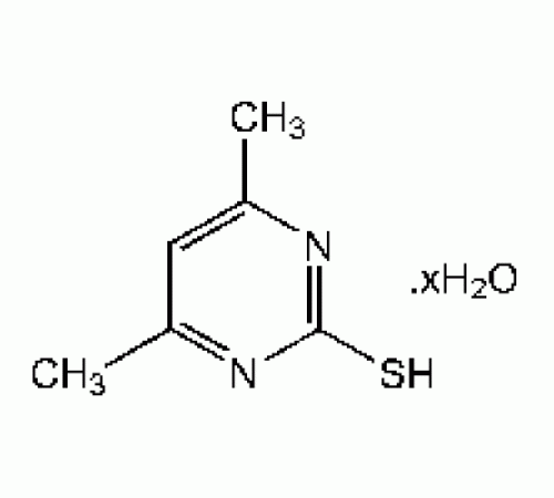 2-меркапто-4, 6-диметилпиримидин гидрат, 98%, Alfa Aesar, 10 г