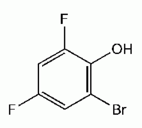 2-бром-4,6-дифторфенола, 98 +%, Alfa Aesar, 25г