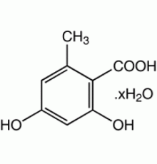 2,4-дигидрокси-6-метилбензойной кислоты гидрат, 97%, Alfa Aesar, 5 г