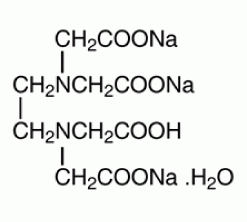 Этилендиаминтетрауксусной кислоты тринатриевую соль гидрата, 95%, Alfa Aesar, 250 г
