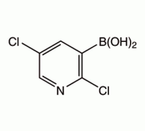 2,5-дихлорпиридин-3-бороновой кислоты, 95%, Alfa Aesar, 1г