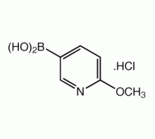 2-Метоксипиридин-5-бороновой кислоты гидрохлорид, 96%, Alfa Aesar, 250 мг