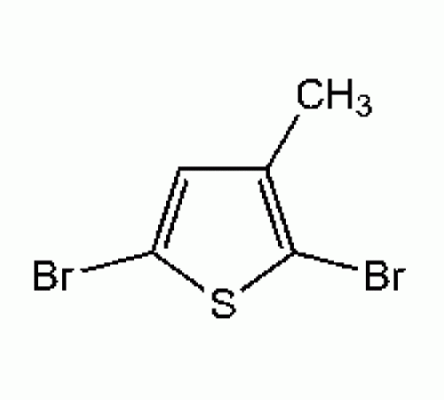 2,5-дибром-3-метилтиофен, 98%, Alfa Aesar, 100 г