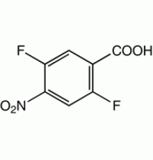 2,5-дифтор-4-нитробензойной кислоты, 97%, Alfa Aesar, 5 г