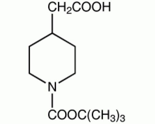 (1-BOC-пиперидин-4-ил)уксусная кислота, 97%, Acros Organics, 1г