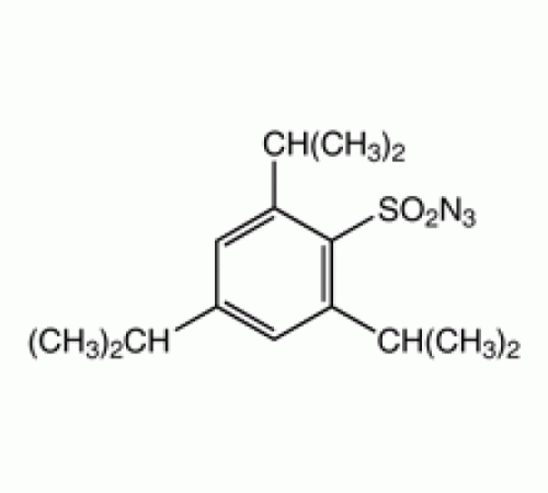 2,4,6-триизопропилбензолсульфанил азид, 97%, содержит 15% вода as стабилизированн., Acros Organics, 1г