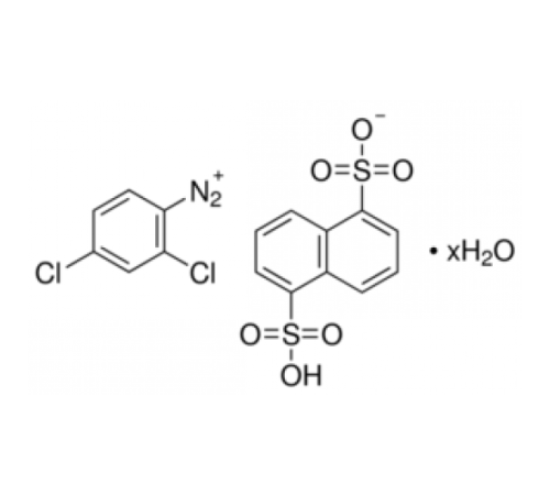 2,4-Дихлорбензолдиазония 1,5-гидрат нафталиндисульфонат, 97%, Alfa Aesar, 5 г