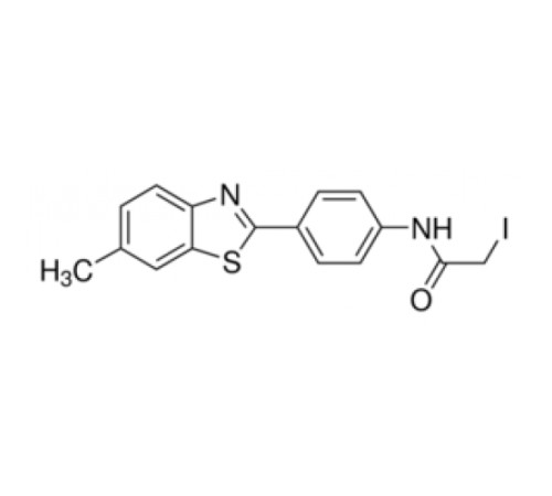2- [4- (Йодацетамидо) фенилβ6-метилбензотиазол, подходящий для флуоресценции, 90% (ТСХ) Sigma 57676