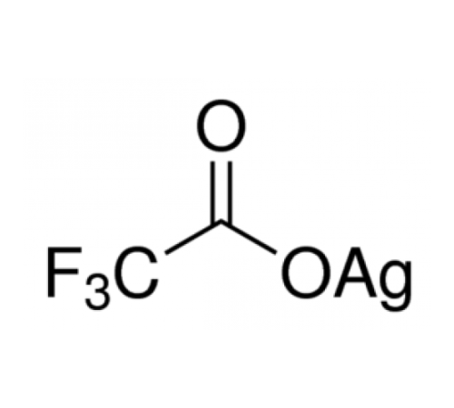 Трифторуксусная кислота, серебра соль, 98%, Acros Organics, 25г