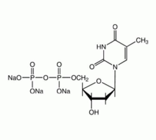 2'-деокситимидин-5'-дифосфат тринатриевой соли, 97%, Alfa Aesar, 25 мг