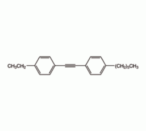 1-Этил-4 - [(4-н-гексилфенил) этинил] бензол, 99 +%, Alfa Aesar, 10г