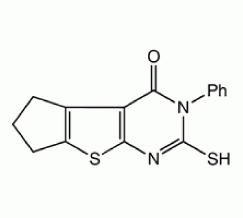 2-меркапто-3-фенил-3, 5,6,7-тетрагидро-4H-циклопента [b] тиено [2,3-D] пиримидин-4-она, 96%, Alfa Aesar, 1г