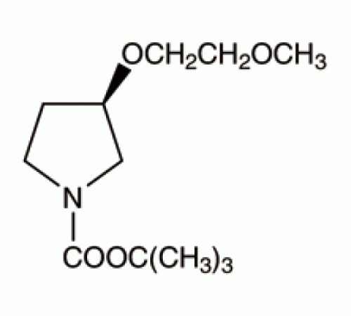 1-Boc- (R) -3 - (2-метоксиэтокси) пирролидин, 95%, Alfa Aesar, 1г