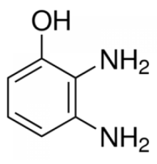 2,3-диаминофенол, 97%, Acros Organics, 5г