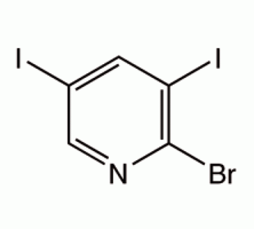 2-Бром-3, 5-дииодпиридин, 95%, Alfa Aesar, 1 г