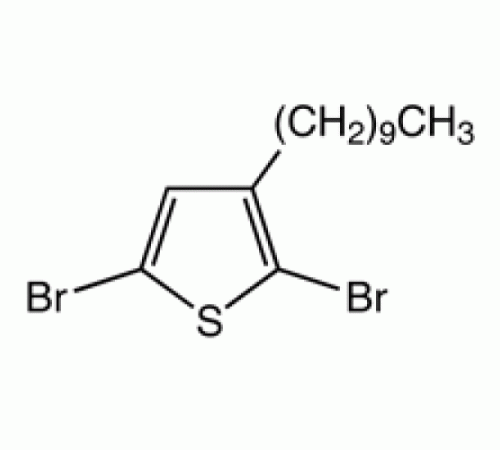 2,5-дибром-3-н-децилтиофен, 97%, Alfa Aesar, 1 г