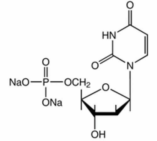 2'-дезоксиуридин-5'-монофосфат динатриевая соль, 99%, Alfa Aesar, 1 г