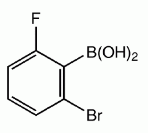 2-Бром-6-фторбензолбороновая кислота, 98%, Alfa Aesar, 1 г