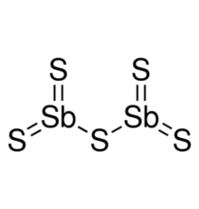Сурьма пентасульфид, pure, Acros Organics, 250г