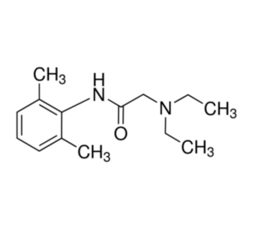 2-(диэтиламино)-N-(2,6-диметилфенил)-ацетамид, 97.5%, Acros Organics, 100г