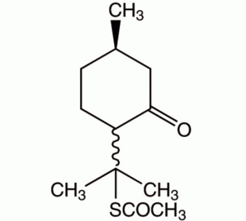 п-Mentha-8-тиол-3-он ацетат, цис + транс, 97 +%, Alfa Aesar, 25г