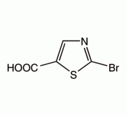 2-бромтиазол-5-карбоновая кислота, 97%, Acros Organics, 5г