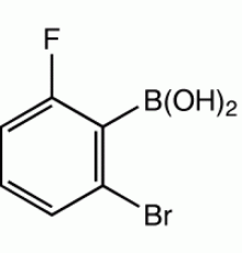 2-Бром-6-фторбензолбороновая кислота, 98%, Alfa Aesar, 25 г