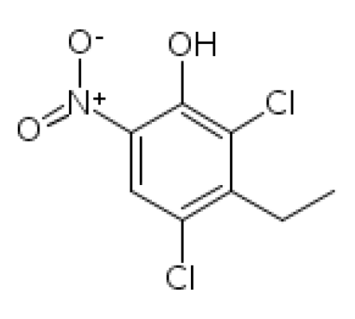 2,4-дихлор-3-этил-6-нитрофенол, 98%, Acros Organics, 1г