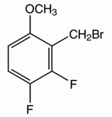 2,3-дифтор-6-метоксибензил бромид, 97%, Alfa Aesar, 1г