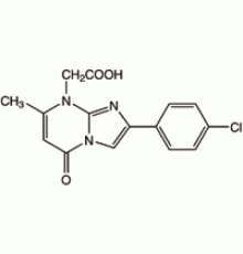 2 - (4-хлорфенил) -7-метил-5-оксо-5Н-имидазо [1,2-а] пиримидин-8-уксусной кислоты, Alfa Aesar, 1 г