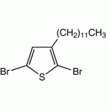 2,5-дибром-3-н-додецилтиофен, 97%, Alfa Aesar, 250 мг