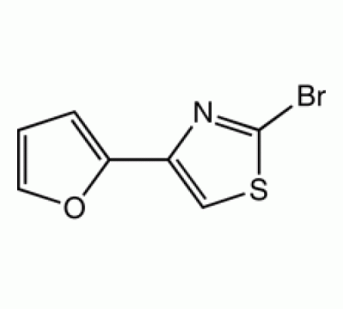 2-бром-4- (2-фурил) тиазол, 97%, Alfa Aesar, 1г