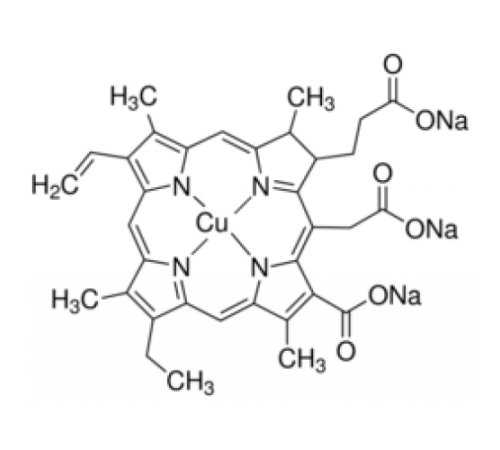 Хлорофиллин, медью тринатриевая соль, Alfa Aesar, 5 г